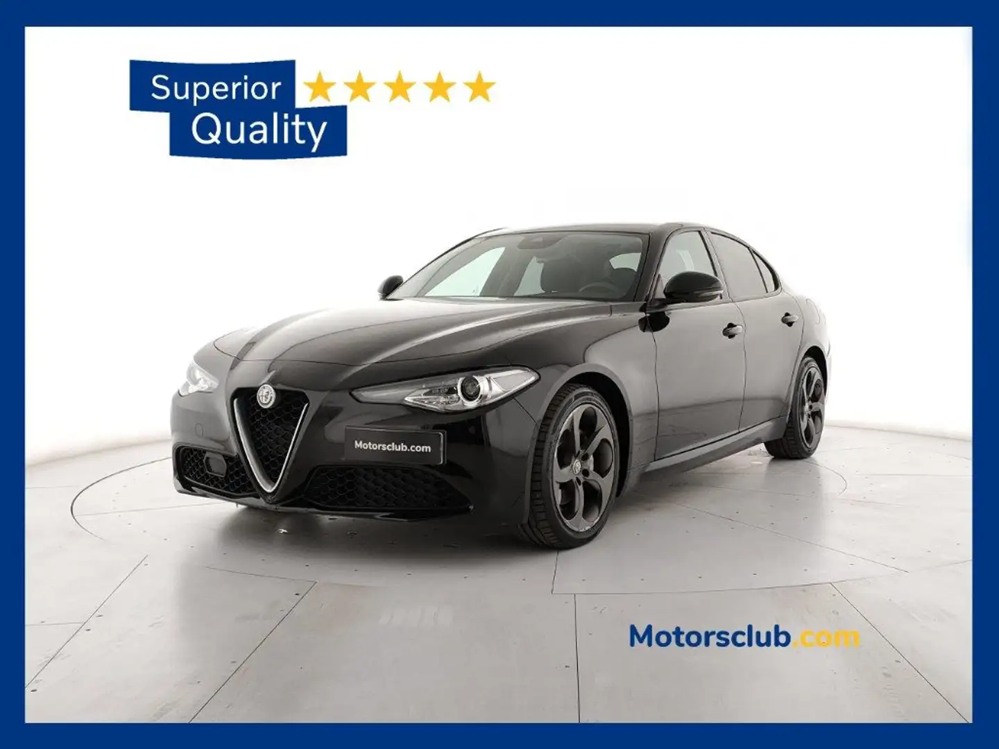 Alfa Romeo Giulia 2.2 Turbodiesel 160 CV AT8 Zwart - 1