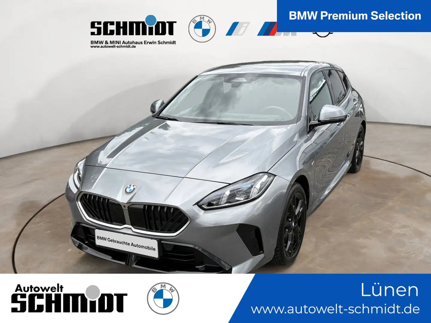 BMW 114 120 M Sport / NP= 51.220,- / AHK / Bowers / Grau - 1