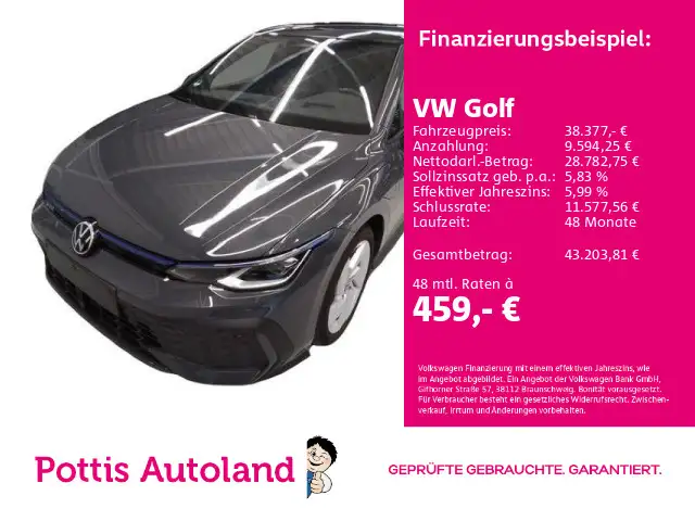 Volkswagen Golf 1.5 TSI eHybrid DSG GTE PANO AHK NAVI DCC