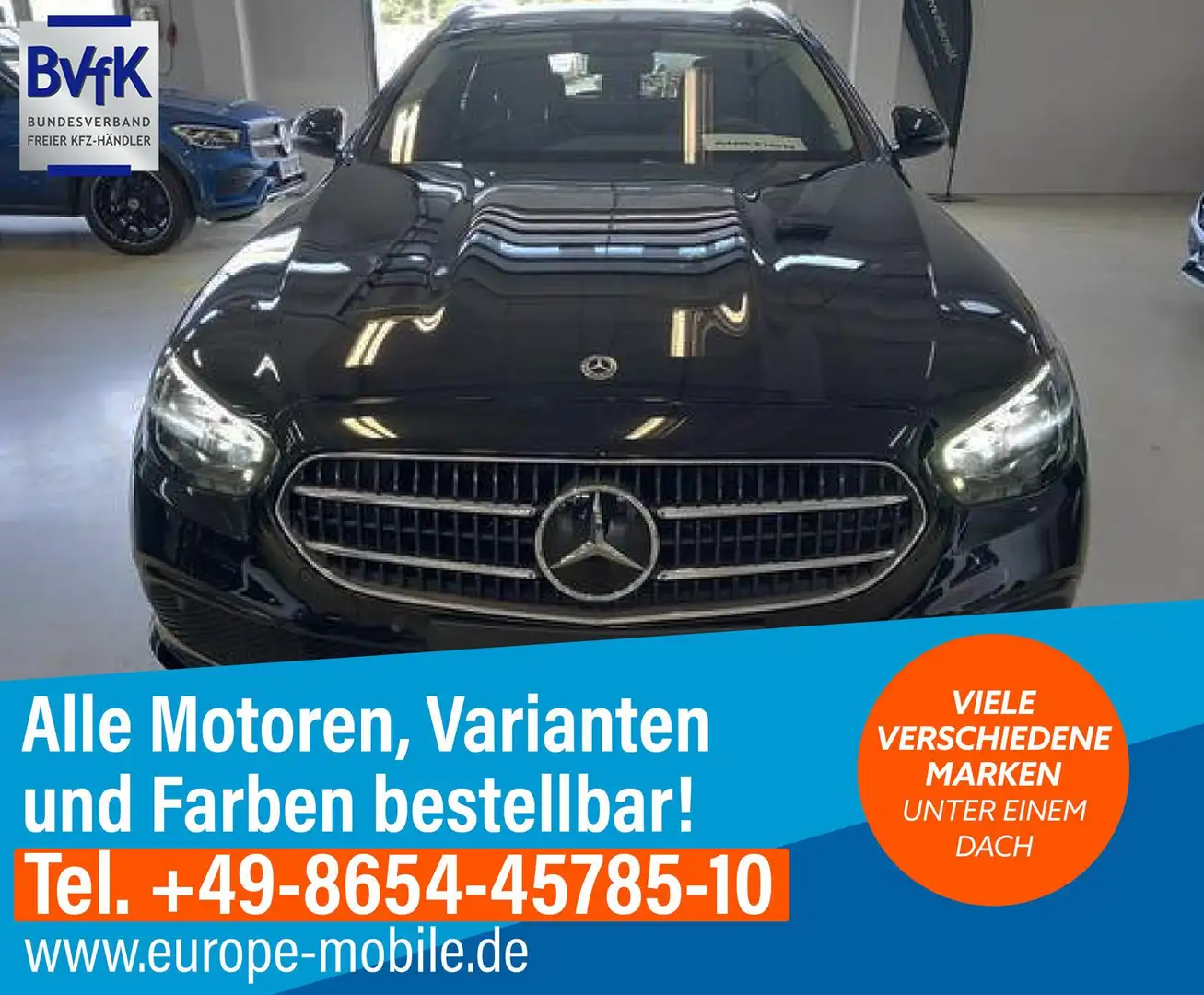 Mercedes-Benz E 300 T-Modell T de Plug-in-Hybrid AVANTGARDE²/BUSINE... Schwarz - 1