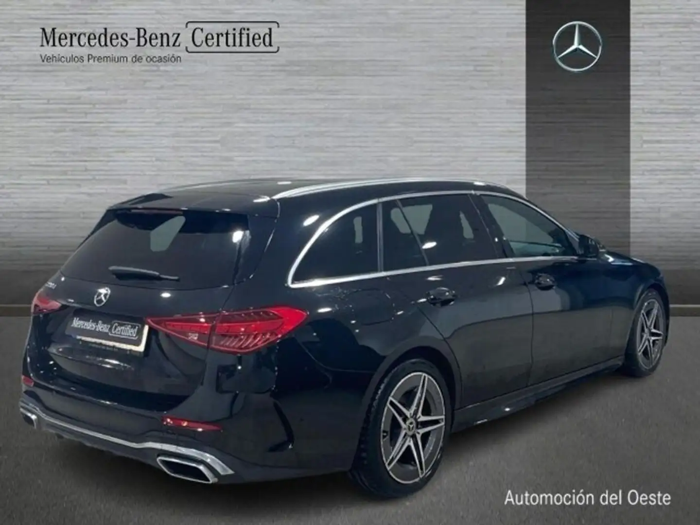 Mercedes-Benz C 220 estate d estate amg line (euro 6d) Schwarz - 2