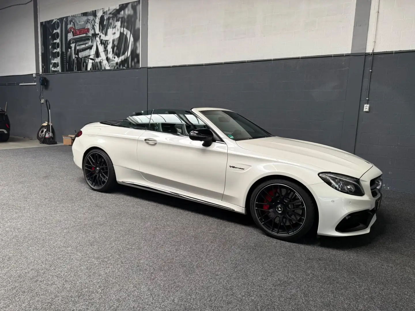 Mercedes-Benz C 63 AMG Cabrio S Blanc - 2