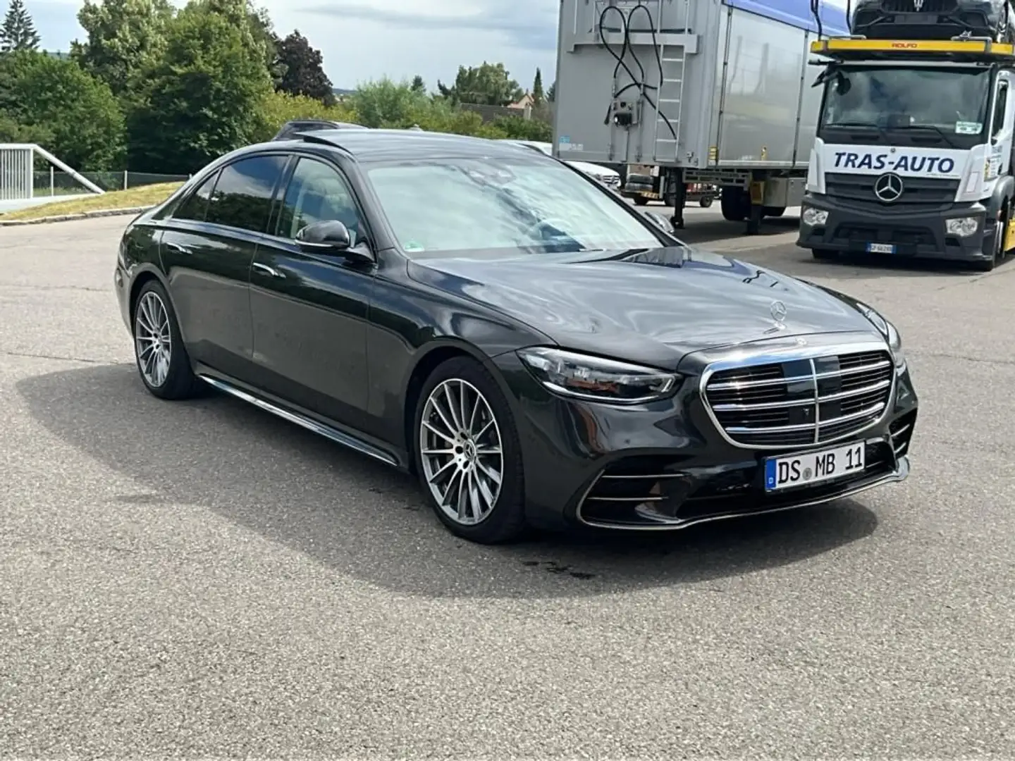 Mercedes-Benz S 450 d 4M L +AMG+MEMORY+DISTRO+MULTIBEAM+SHZ Šedá - 2