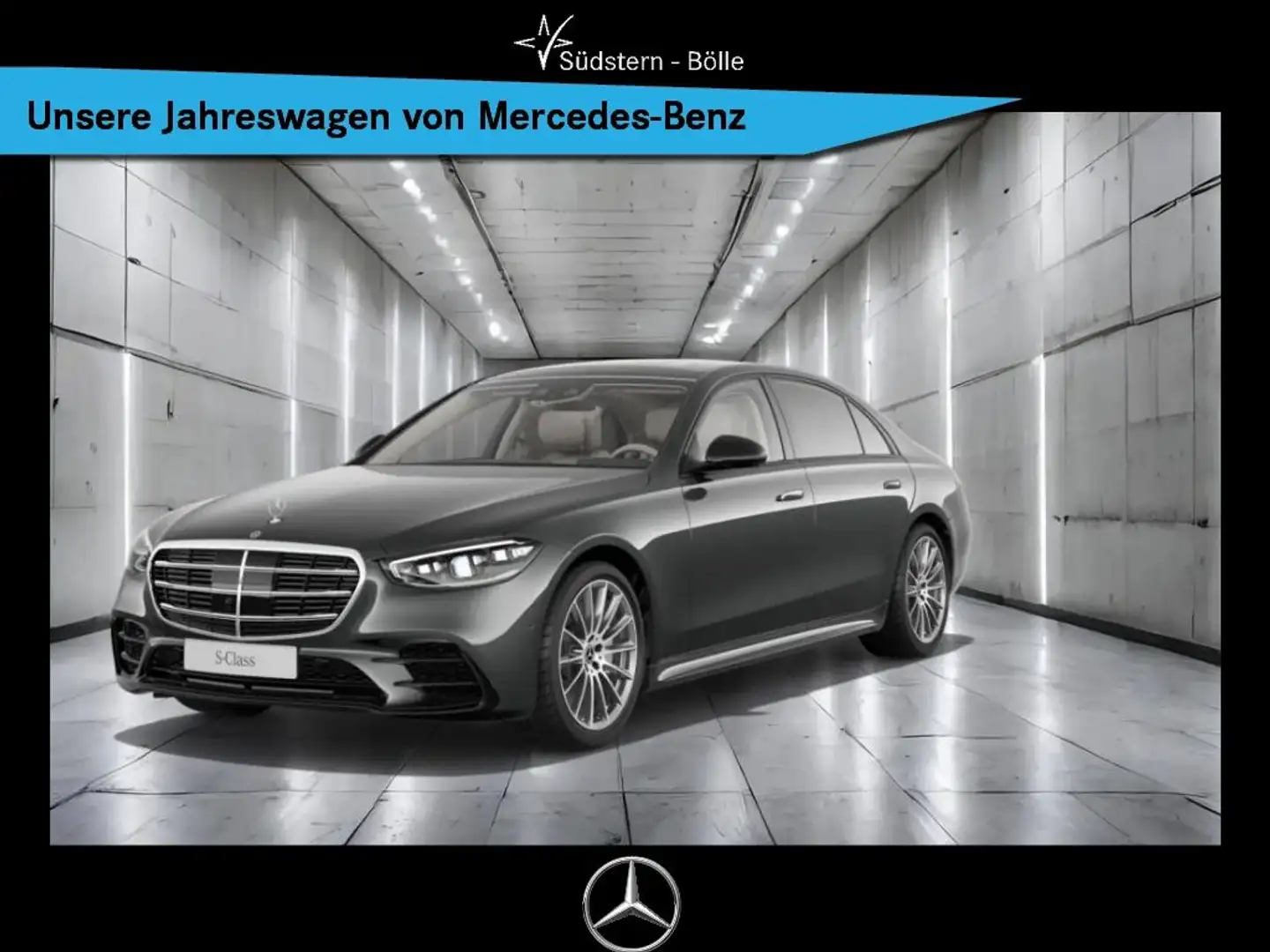 Mercedes-Benz S 450 d 4M L +AMG+MEMORY+DISTRO+MULTIBEAM+SHZ Gris - 1