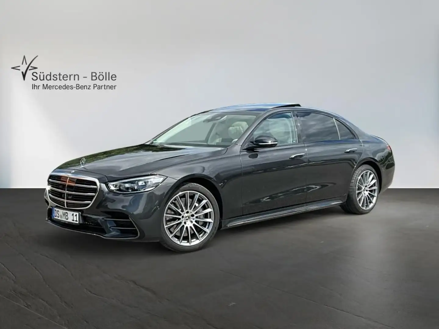 Mercedes-Benz S 450 d 4M L +AMG+MEMORY+DISTRO+MULTIBEAM+SHZ Šedá - 1