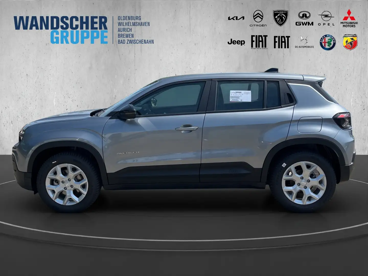 Jeep Avenger 1.2 e-Hybrid *ALLWETTER*SHZ*PDC*NAVI* Grau - 2