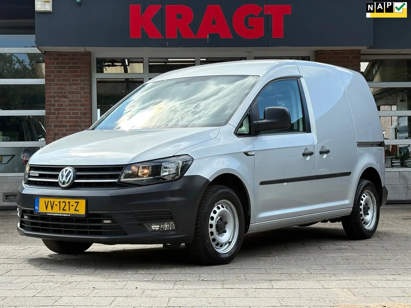 Volkswagen Caddy 1.4 TGI L1H1 EcoFuel HIGHLINE, Cruise, Airco, Navi Argent - 1