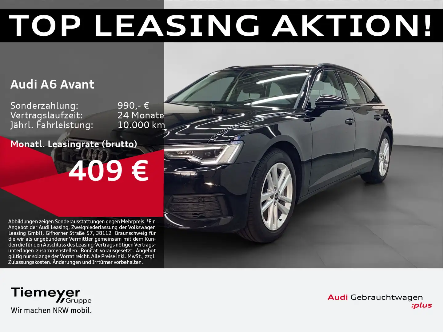 Audi A6 50 TFSIe Q HuD MATRIX KAMERA SITZHZ Schwarz - 1