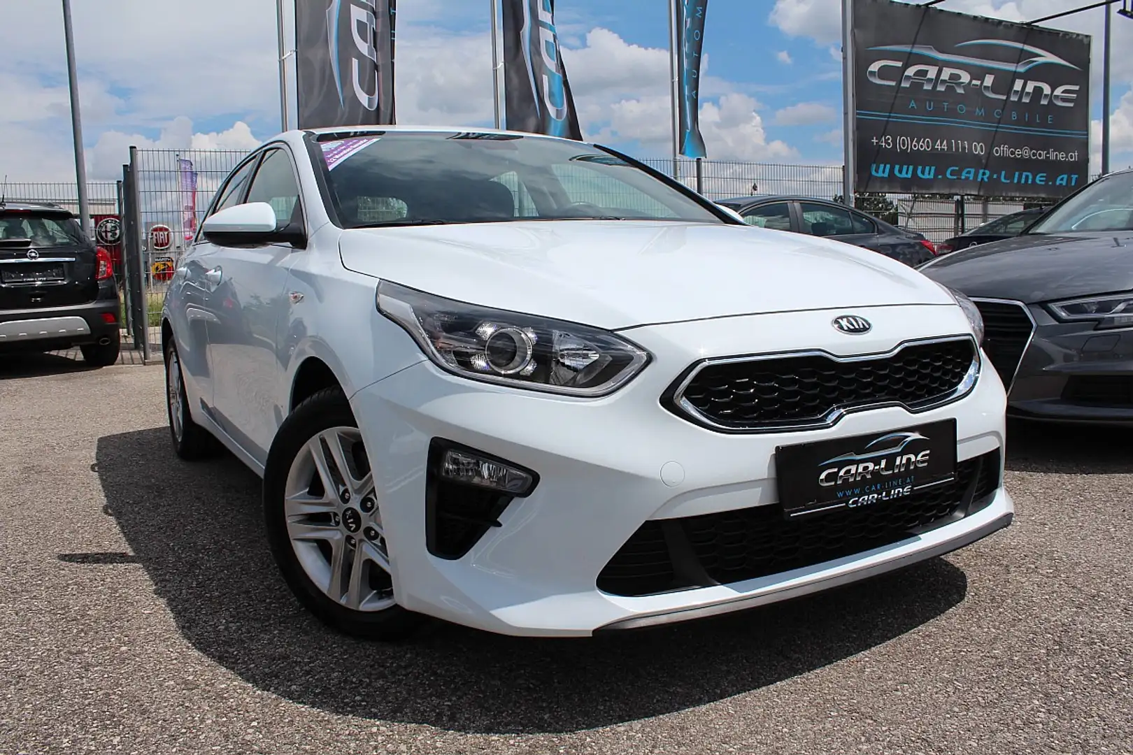 Kia Ceed / cee'd ceed 1,6 CRDi 48V Silber DCT |LED |Navi ||Lanea... Blanc - 1