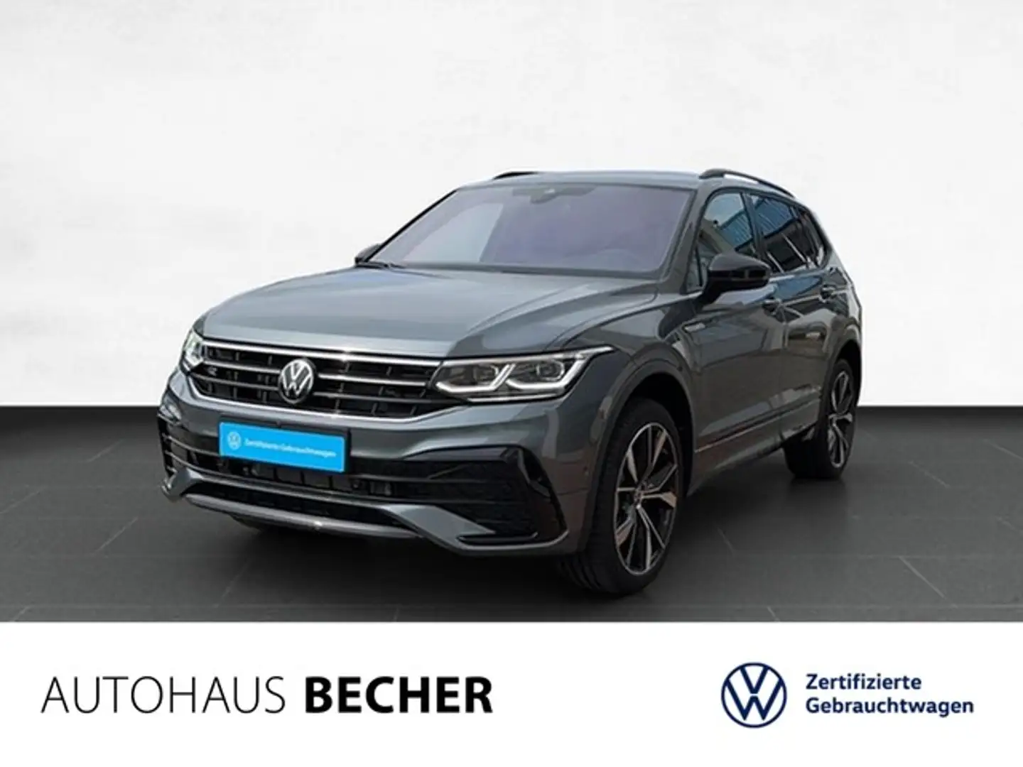 Volkswagen Tiguan Allspace R Line 2.0 TDI DSG /AHK/360 Kam Grau - 2