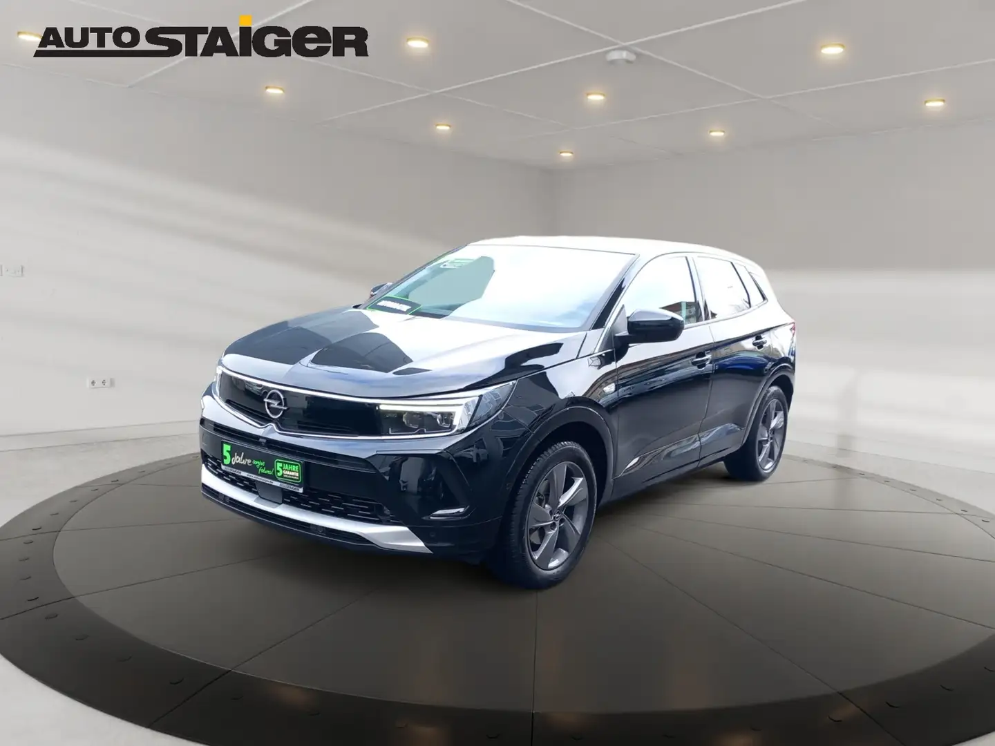 Opel Grandland 1.2 Turbo Elegance Automatik, Navi,AHK Schwarz - 2