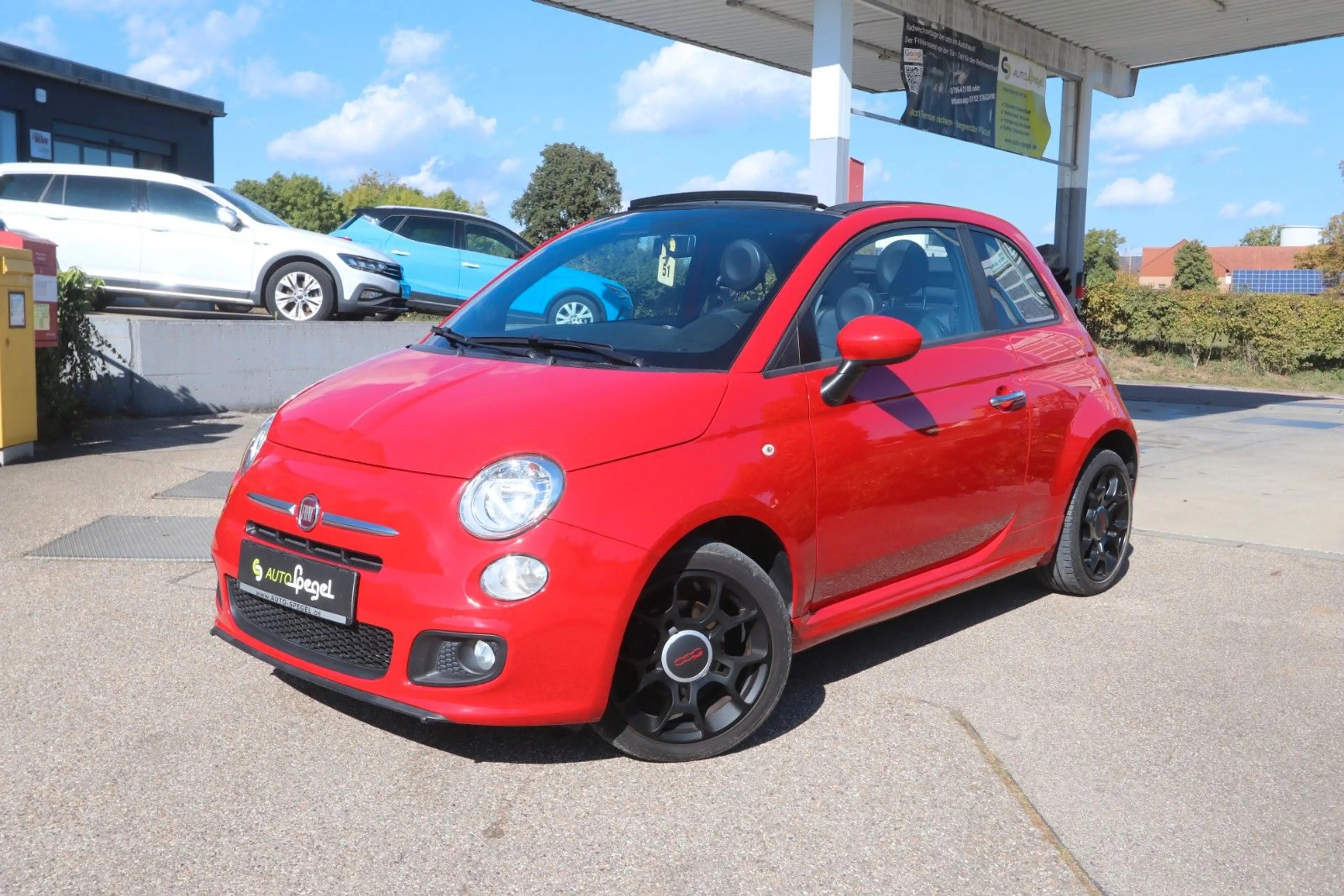 Fiat 500 Klima Alu Cabrio MFL Nebel wenig KM — photo 2