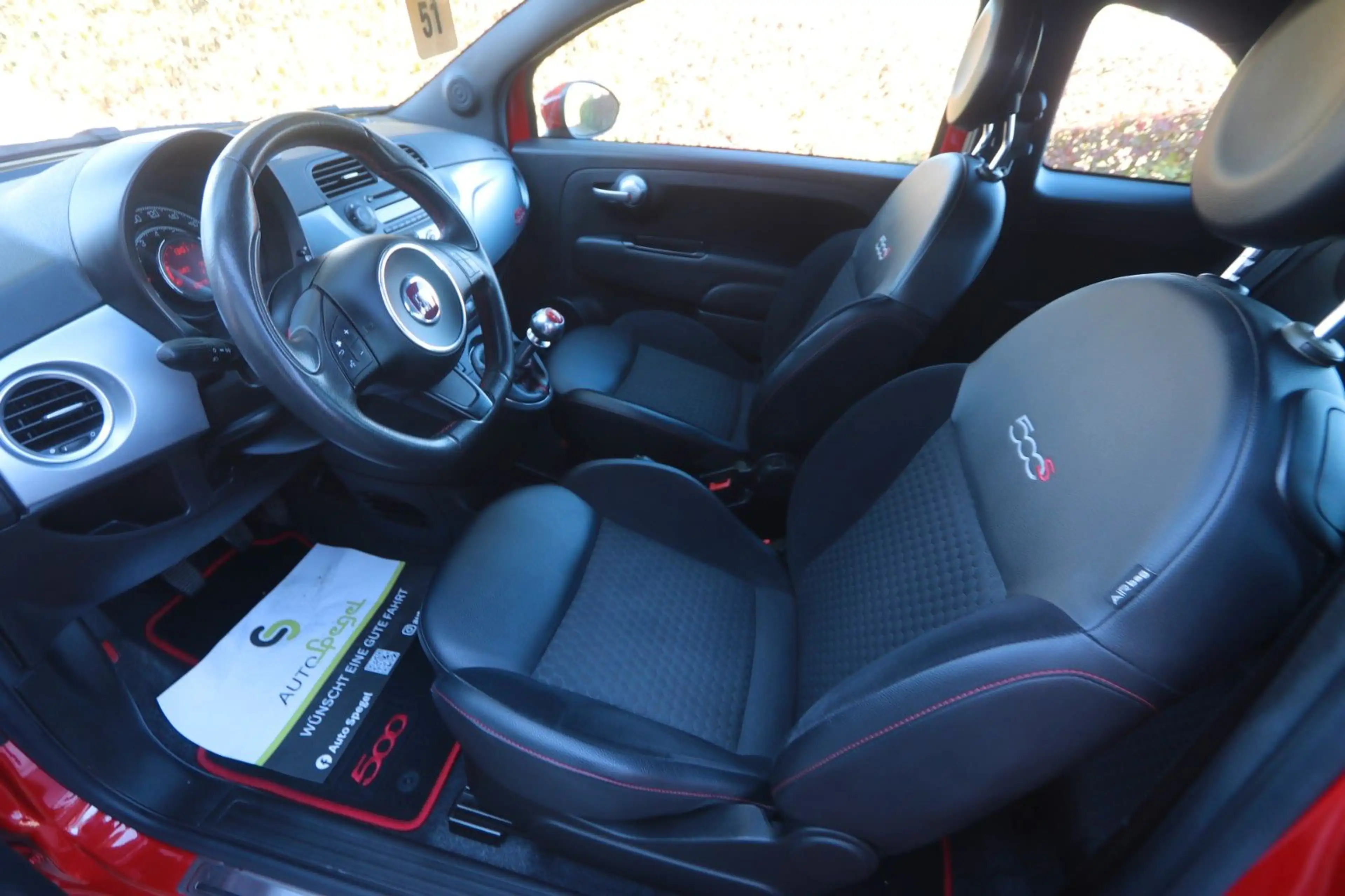 Fiat 500 Klima Alu Cabrio MFL Nebel wenig KM — photo 13