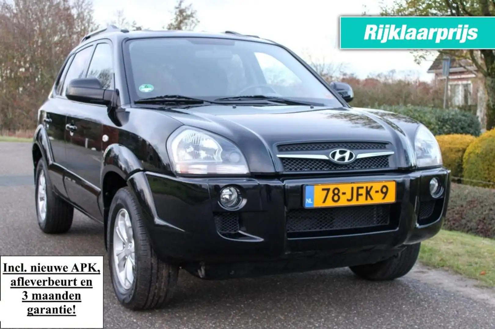 Hyundai TUCSON 2.0i 141pk Style Executive ECC/Cruise/PDC/Trekhaak Zwart - 1