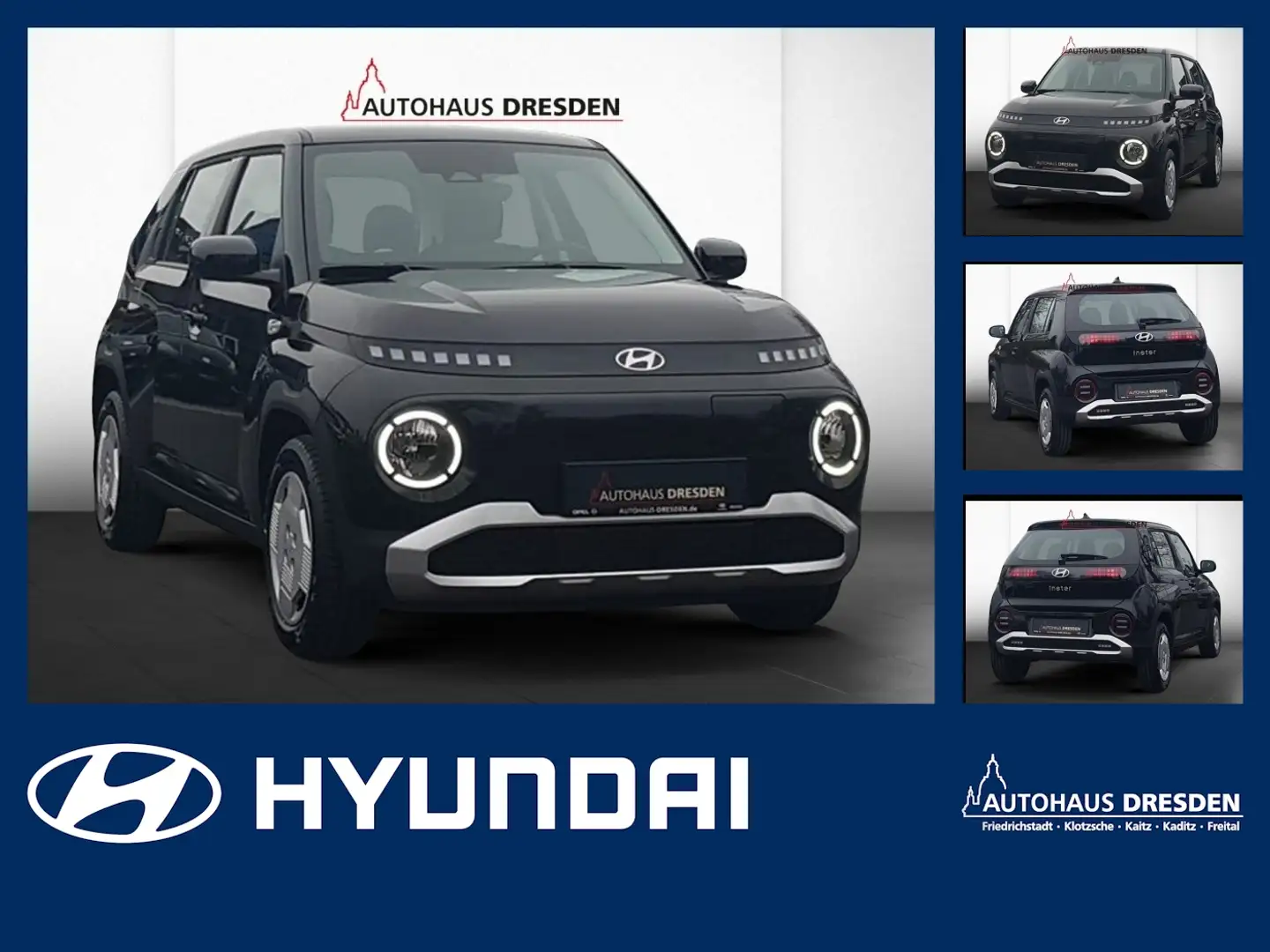 Hyundai Inster 42KWh *SOFORT*Effizizenz-Paket*NSCC*KAM* Noir - 1