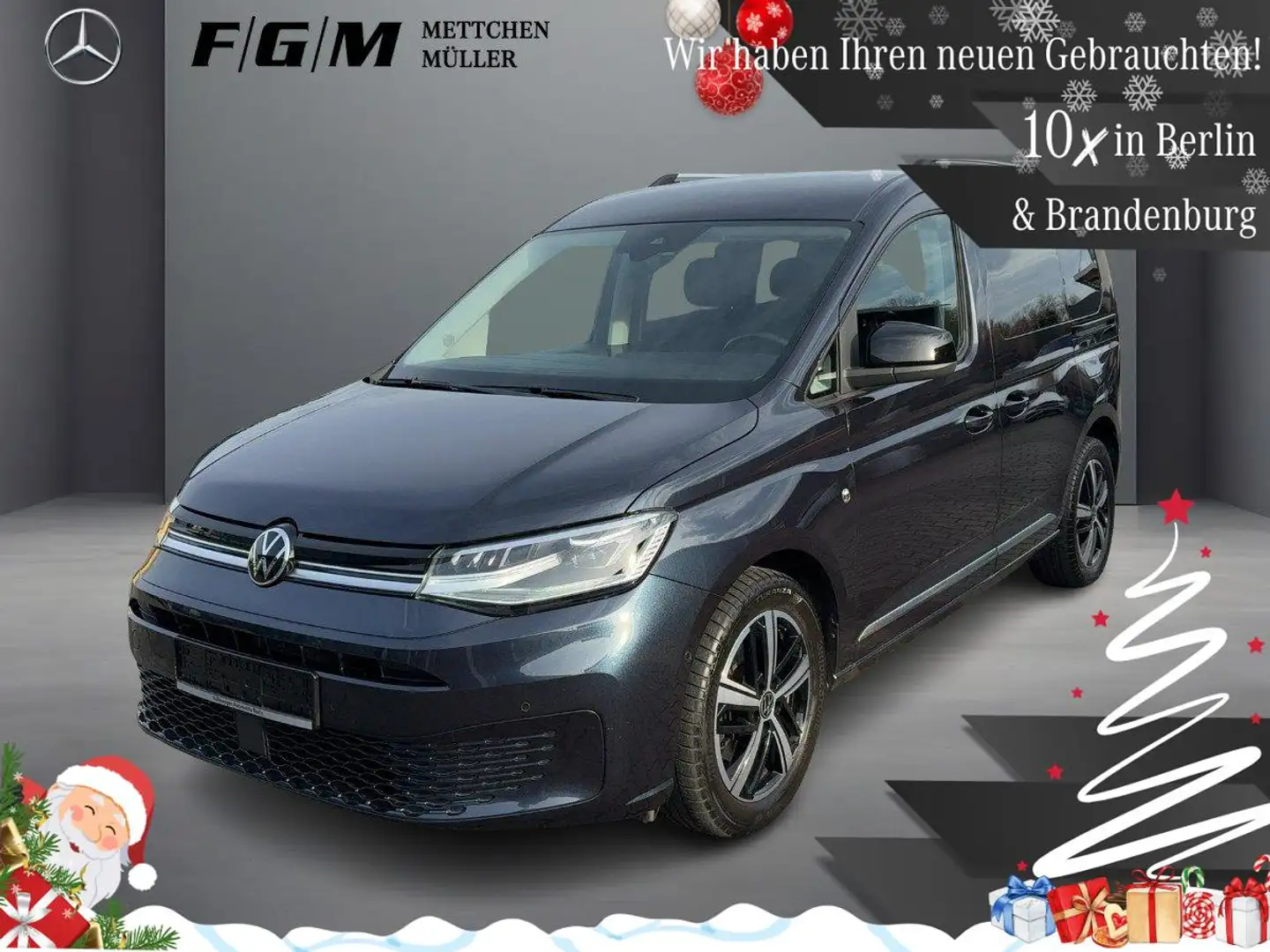 Volkswagen Caddy 1.5 TSI Style AHK|CarPlay|Sitzhz|Nav|ACC Blau - 1