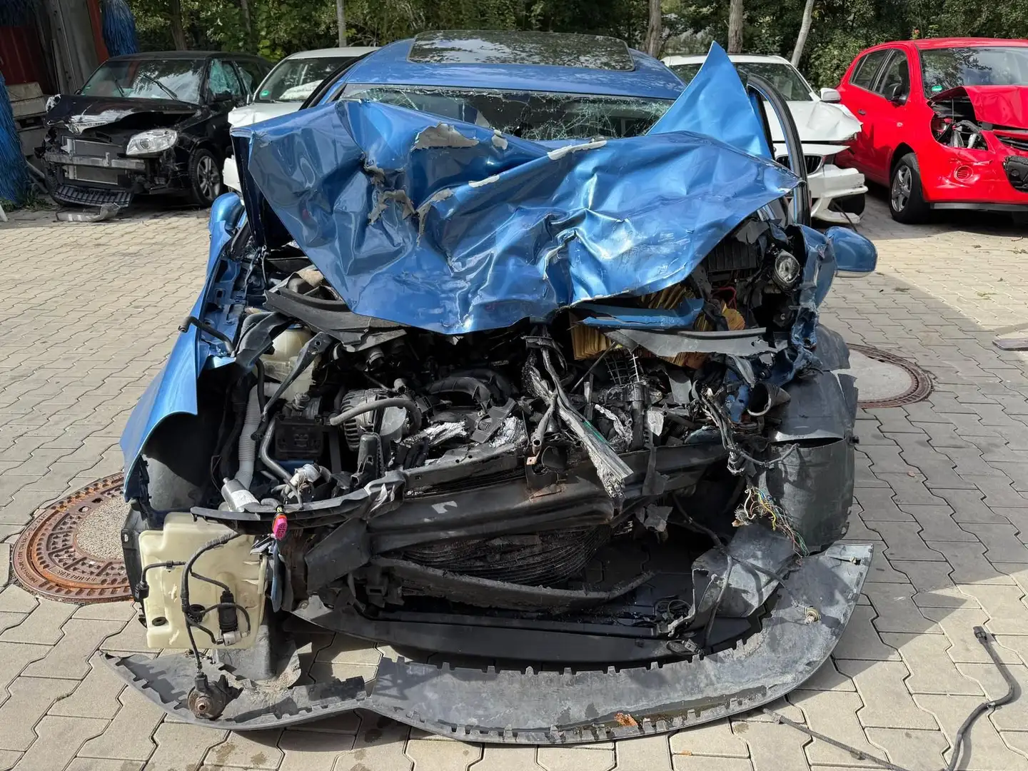 Volkswagen Golf V 2.0 FSI *UNFALL*HÄNDLER-EXPORT*SCHIEBEDAC Bleu - 2