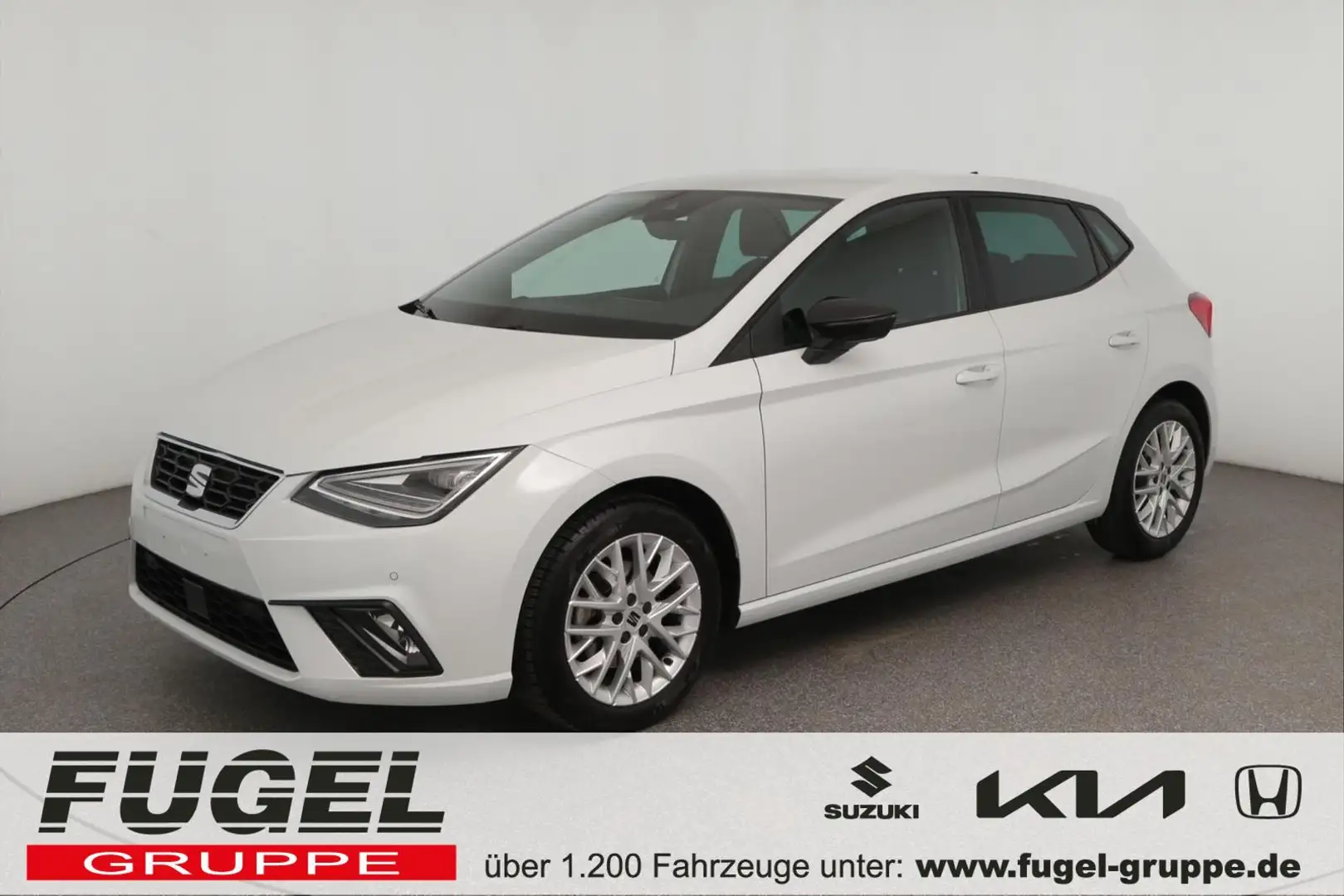 SEAT Ibiza 1.0 TSI FR Line LED|SHZ|Navi|RFK|virt.Cockpit Weiß - 1