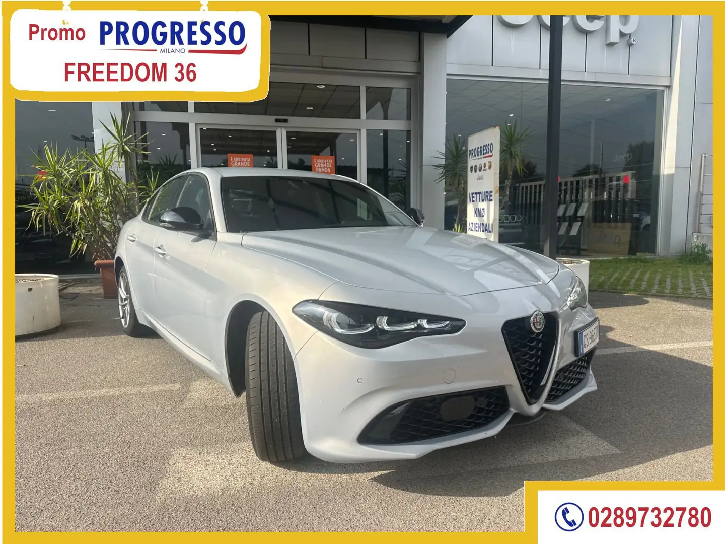 Alfa Romeo Giulia Giulia 2.0 Turbo 280 CV AT8 AWD Q4 Sprint Gris - 1