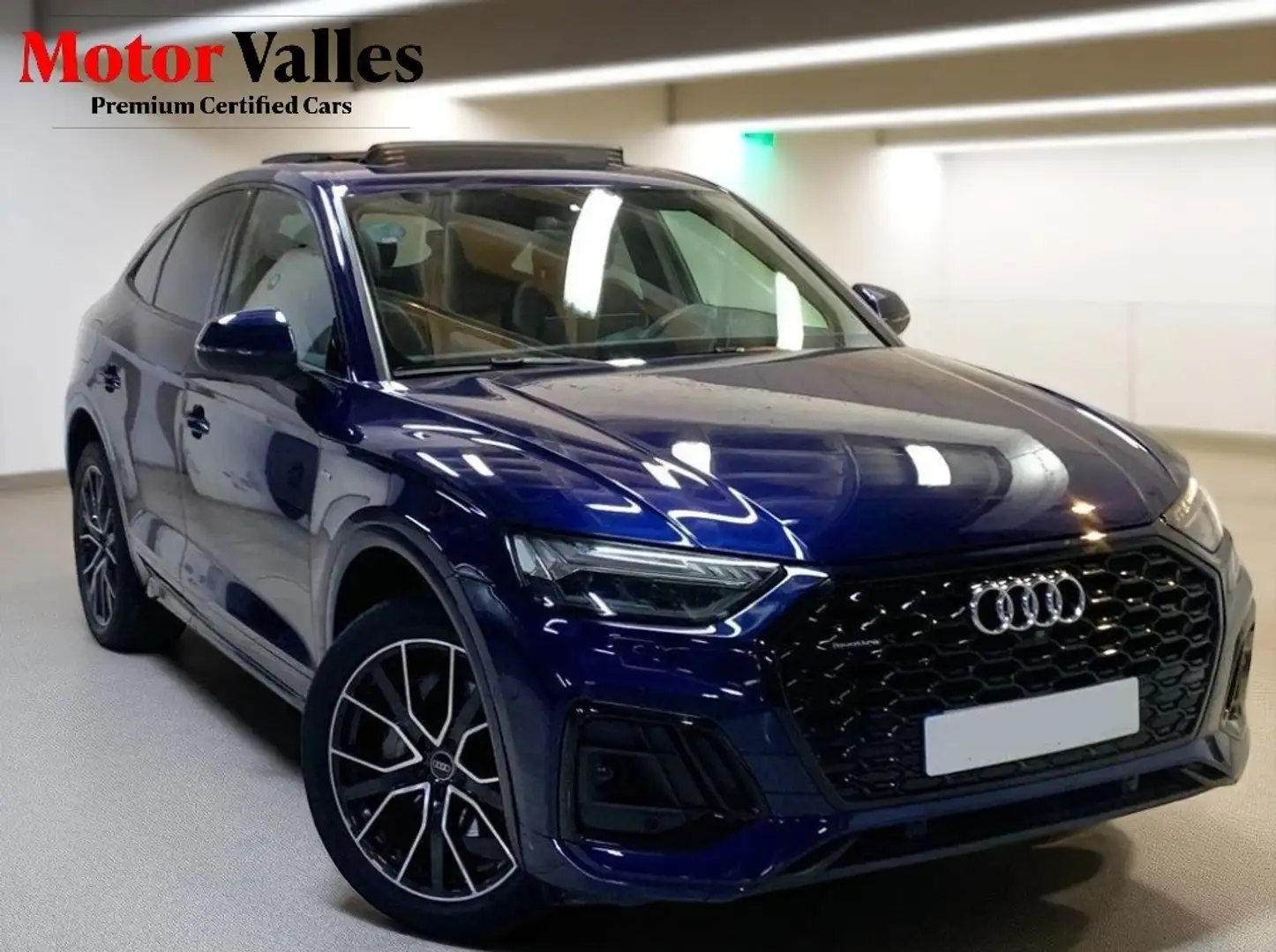 Audi Q5 Sportback 55 TFSIe Black line quattro-ultra S tron Azul - 1