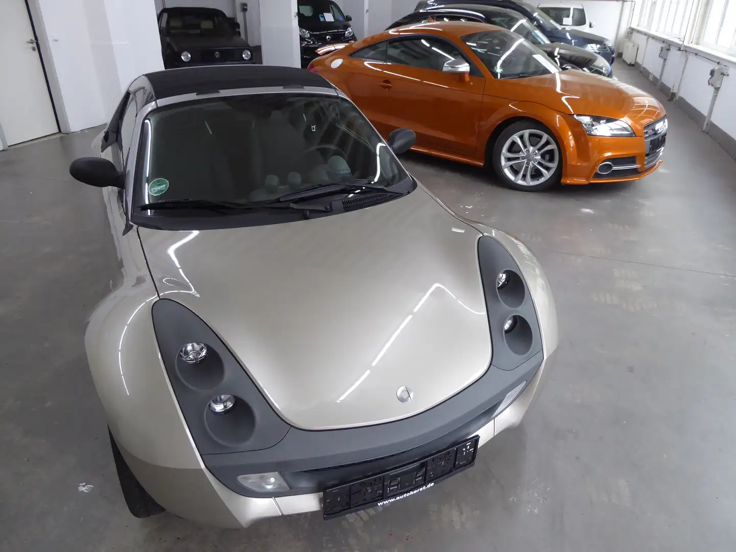smart roadster erst 5.642km 1. Hand Brabus Räder Leder Tempom. Plateado - 2