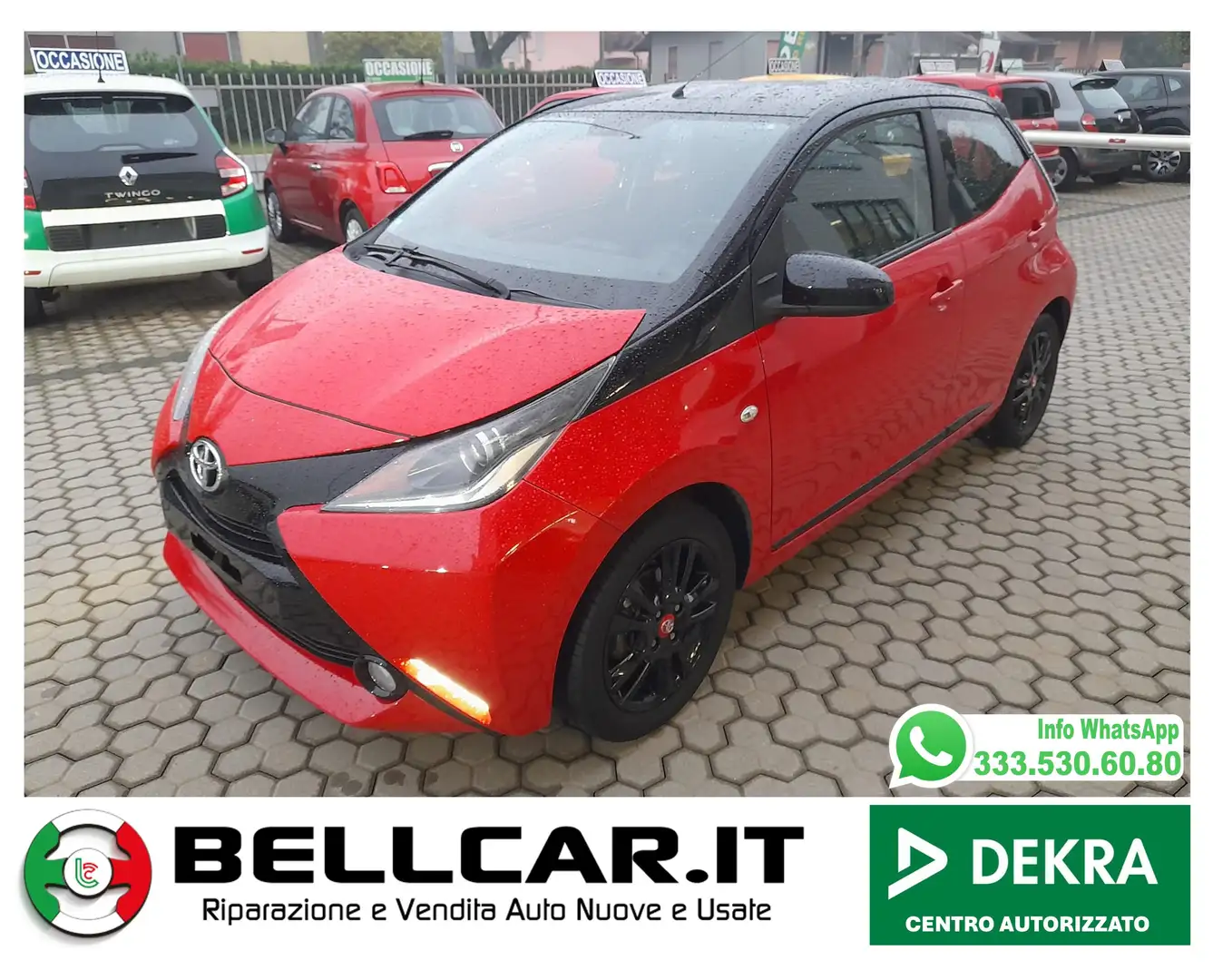 Toyota Aygo Aygo 5p 1.0 x-black tss Rouge - 1