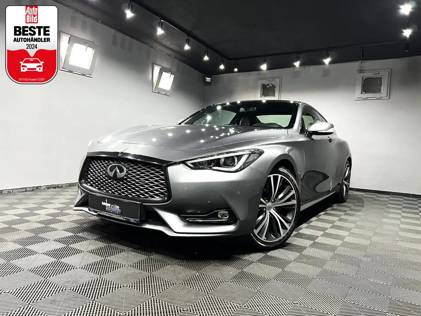 Infiniti Q60 2.0 t SportTech|5*JAHRE*GARANTIE| AUTOM|LEDER Grau - 1