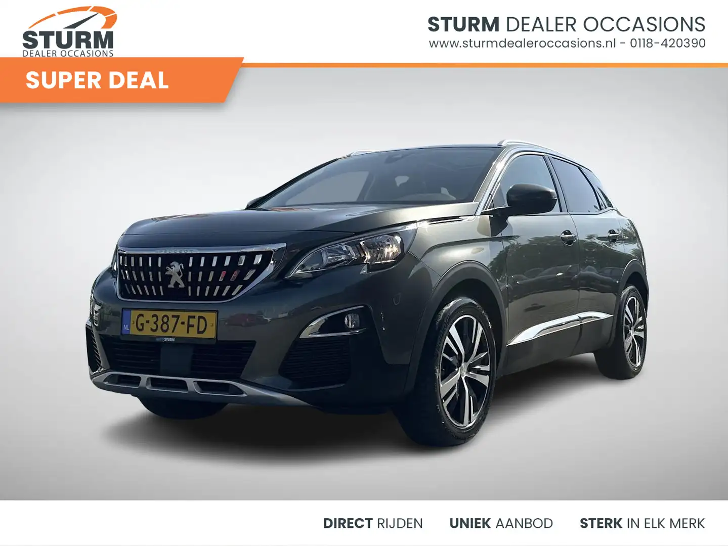 Peugeot 3008 1.2 PureTech Crossway Gris - 1