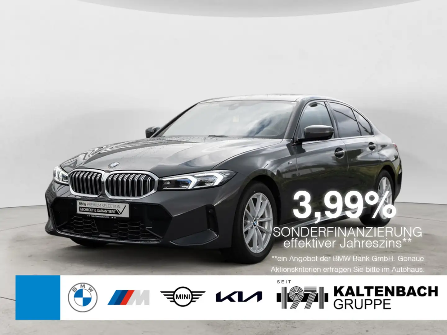 BMW 320 d xDrive M-Sport HGSD AHK 360° ACC LED Grau - 1