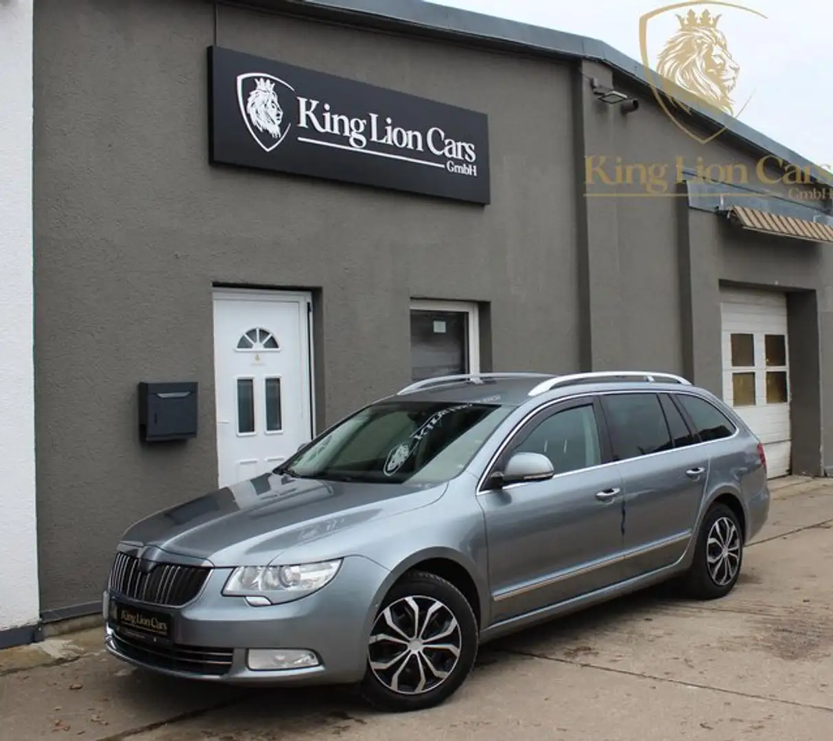 Skoda Superb Combi Elegance STANDHZ+MEMORY+BIXENON+ Gris - 1