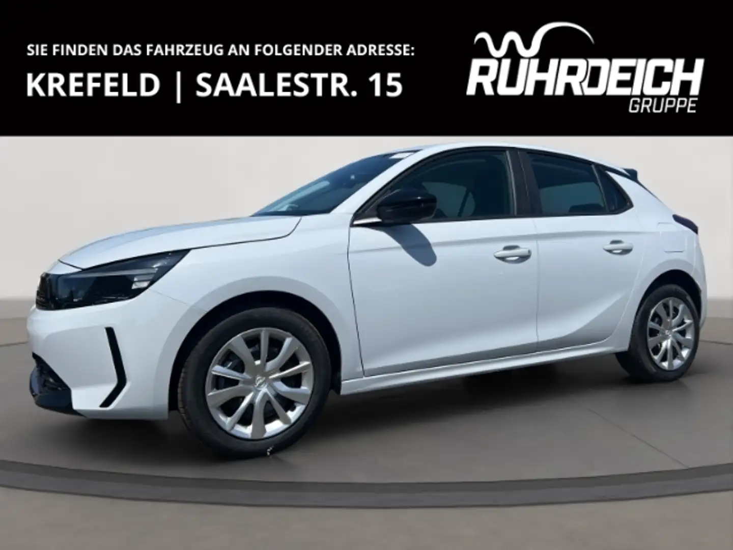 Opel Corsa EU6e F Edition 1.2 Turbo LED CarPlay DAB SHZ PDC A Weiß - 1