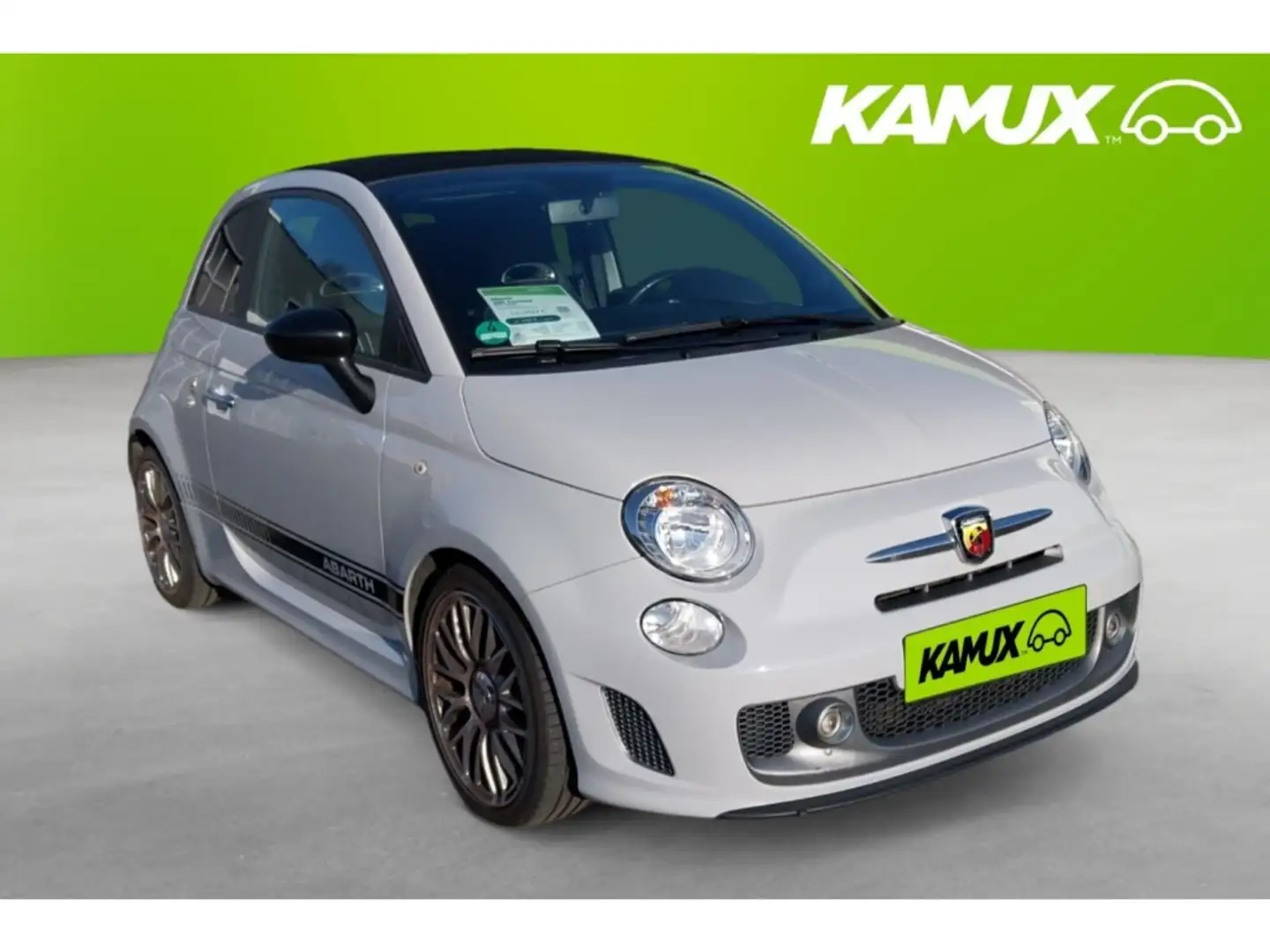 Abarth 595 Turismo 1.4T Cabrio+PDC+SPORTABGASANLAGE+DAB Gris - 1
