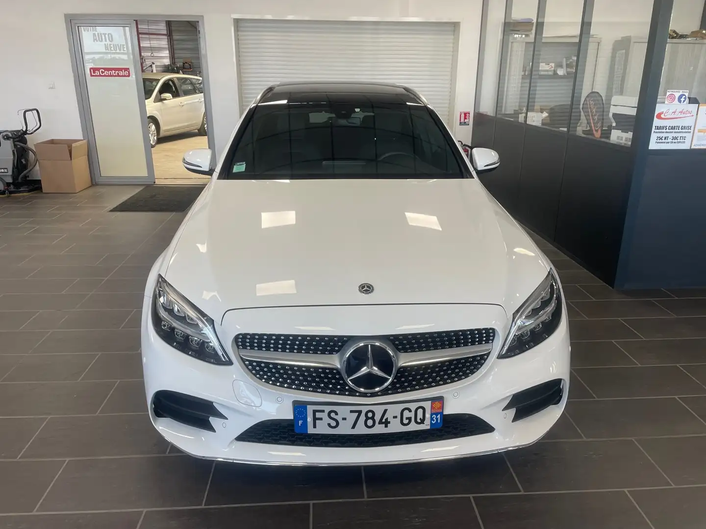 Mercedes-Benz C 220 220 D 194CH AMG LINE 9G-TRONIC Blanc - 2
