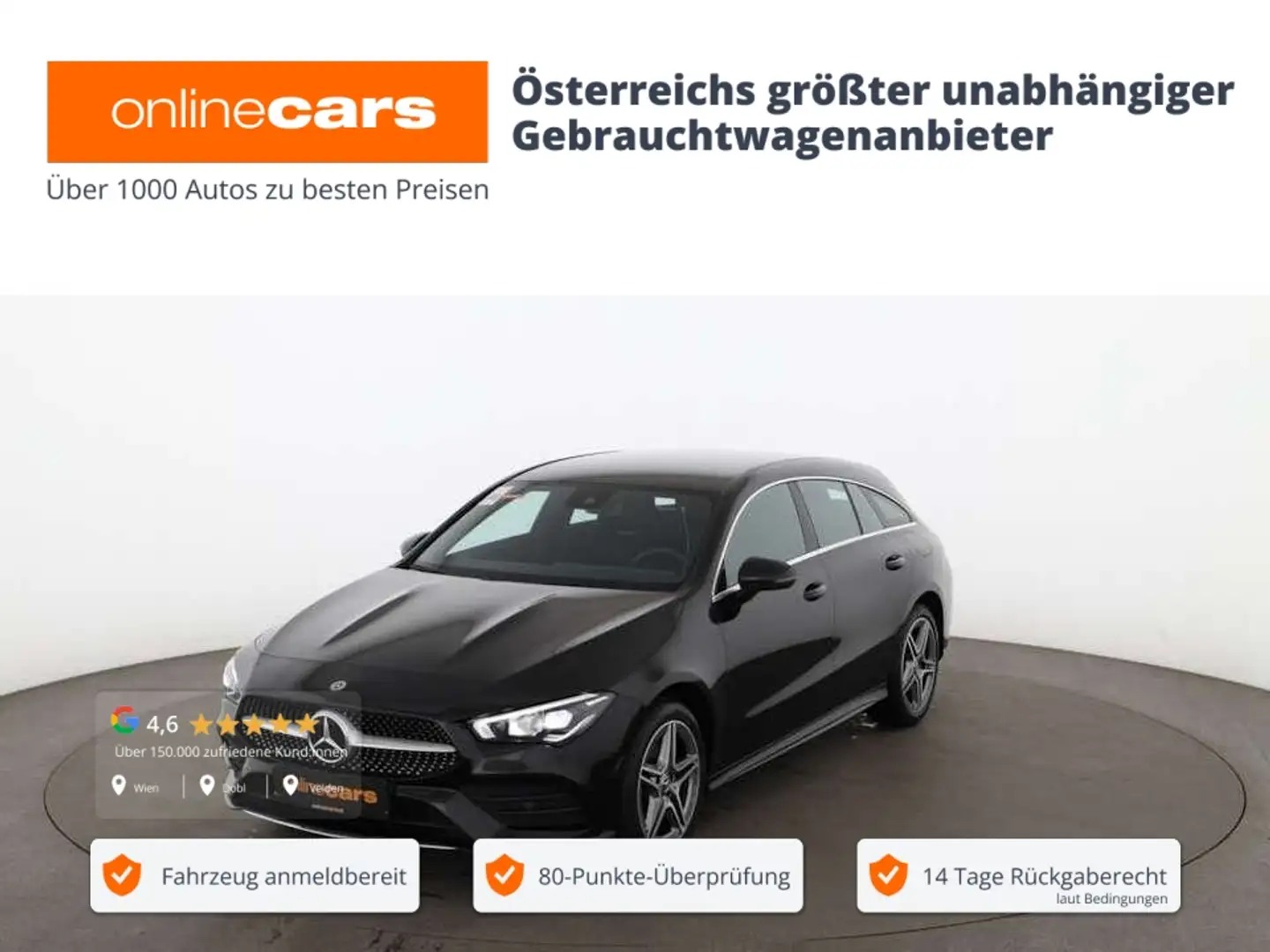 Mercedes-Benz CLA 250 e SB AMG-Line Aut LED NAVI LEDER SITZHZG Schwarz - 1