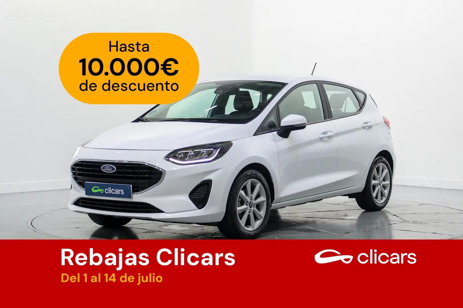 Ford Fiesta 1.0 EcoBoost Trend 100 Blanco - 1