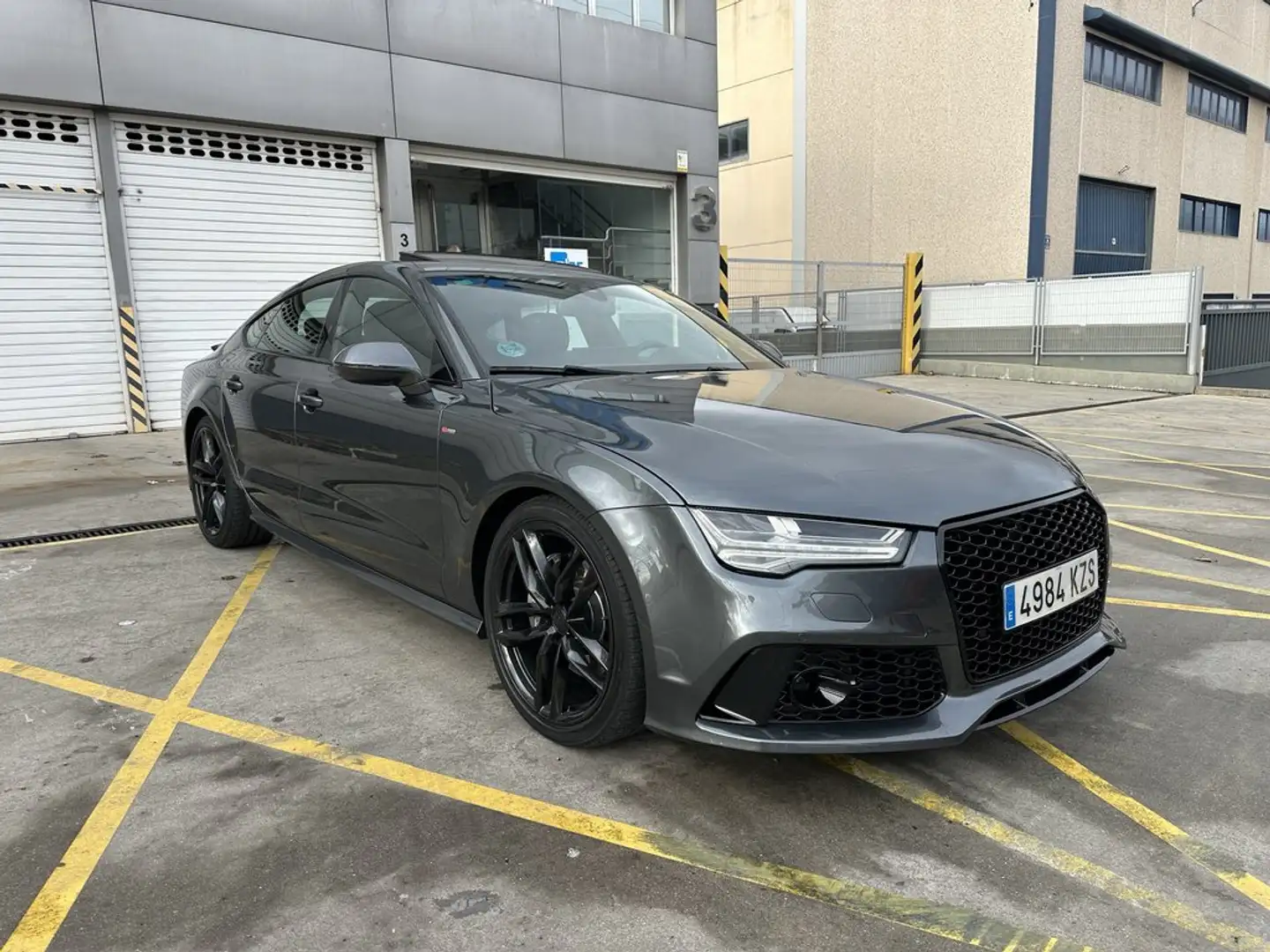 Audi A7 Sportback 3.0 TDI 272 quat S tron S line Gris - 2