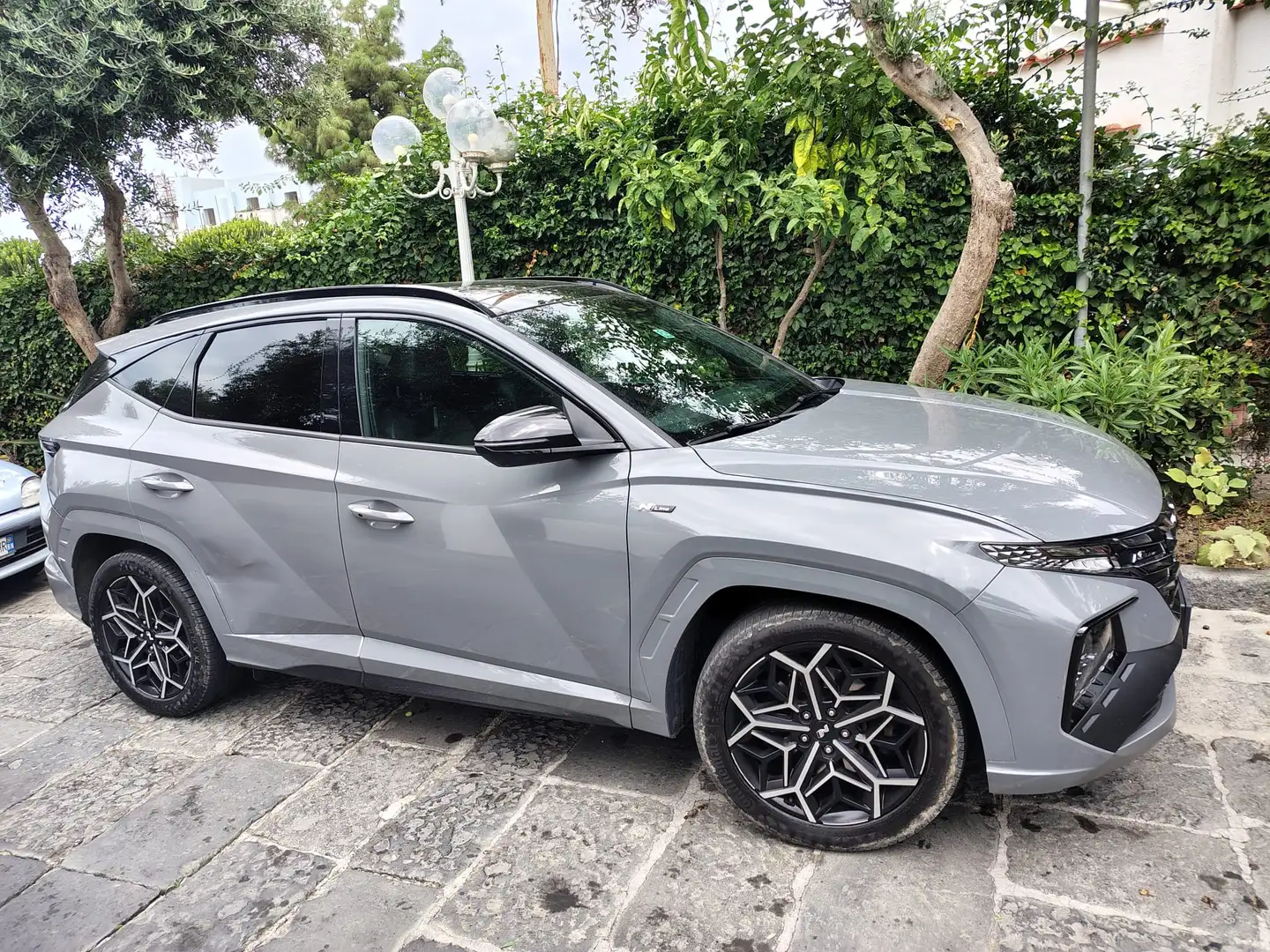 Hyundai TUCSON Tucson 1.6 hev NLine 4wd auto Grigio - 1