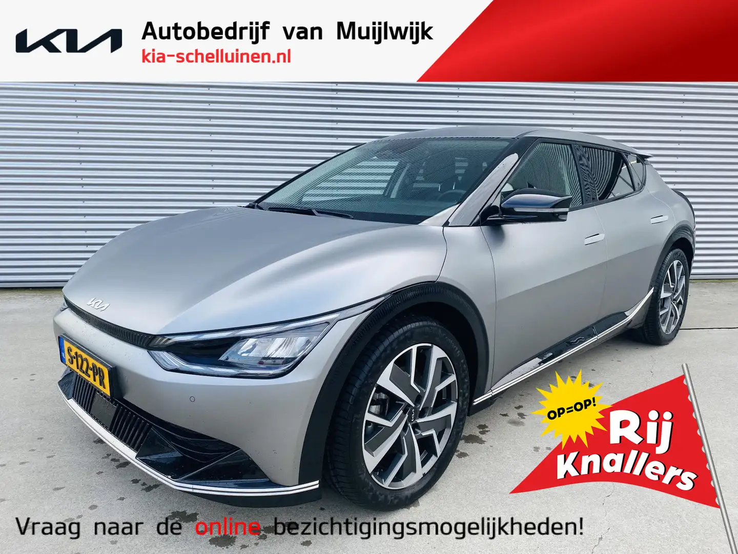 Kia EV6 Plus AWD 77.4 kWh Kia EV6 Plus AWD 77 kWh 325pk | Grijs - 1