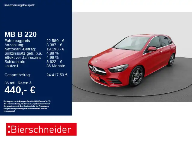 Mercedes-Benz B 220 d AMG Line LEDER LED NAVI 360°