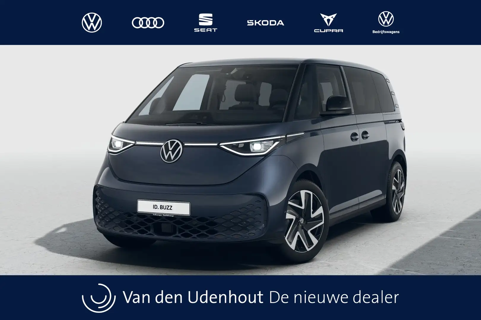 Volkswagen ID. Buzz Elektromotor 77kWh 204 1AT Pro Advantage Automaat Blauw - 1