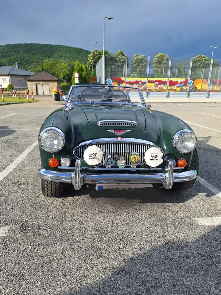 Austin-Healey 3000 mk3. bj8 Baujahr 1967 -racing green, foto 6