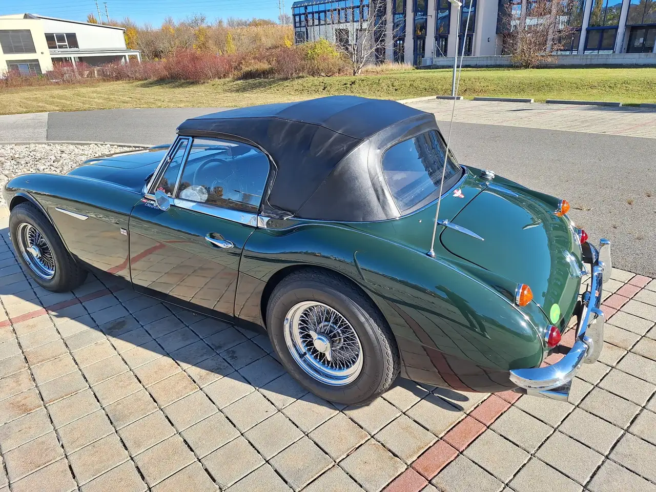 Austin-Healey 3000 mk3. bj8 Baujahr 1967 -racing green, foto 8