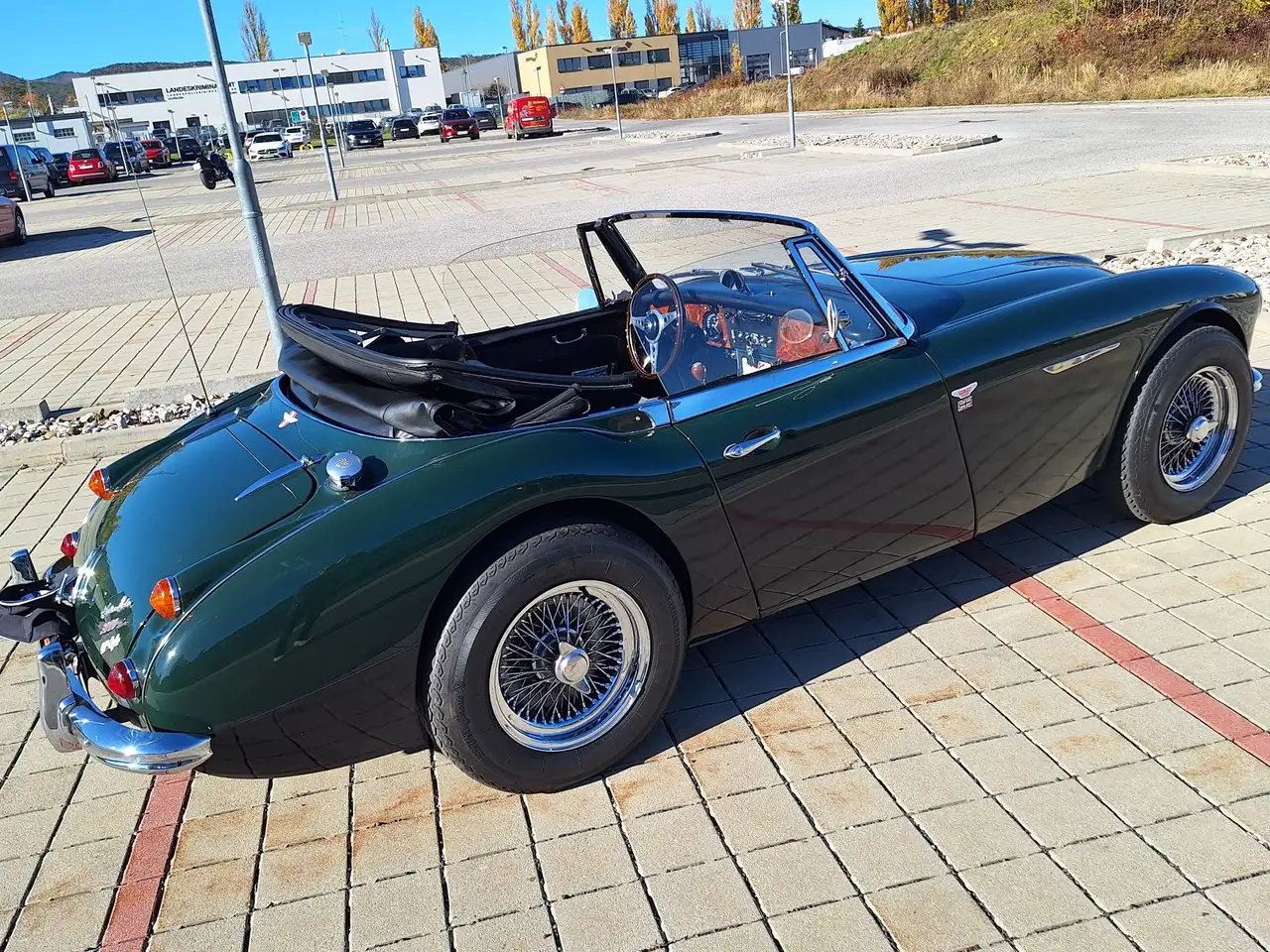 Austin-Healey 3000 mk3. bj8 Baujahr 1967 -racing green, foto 11