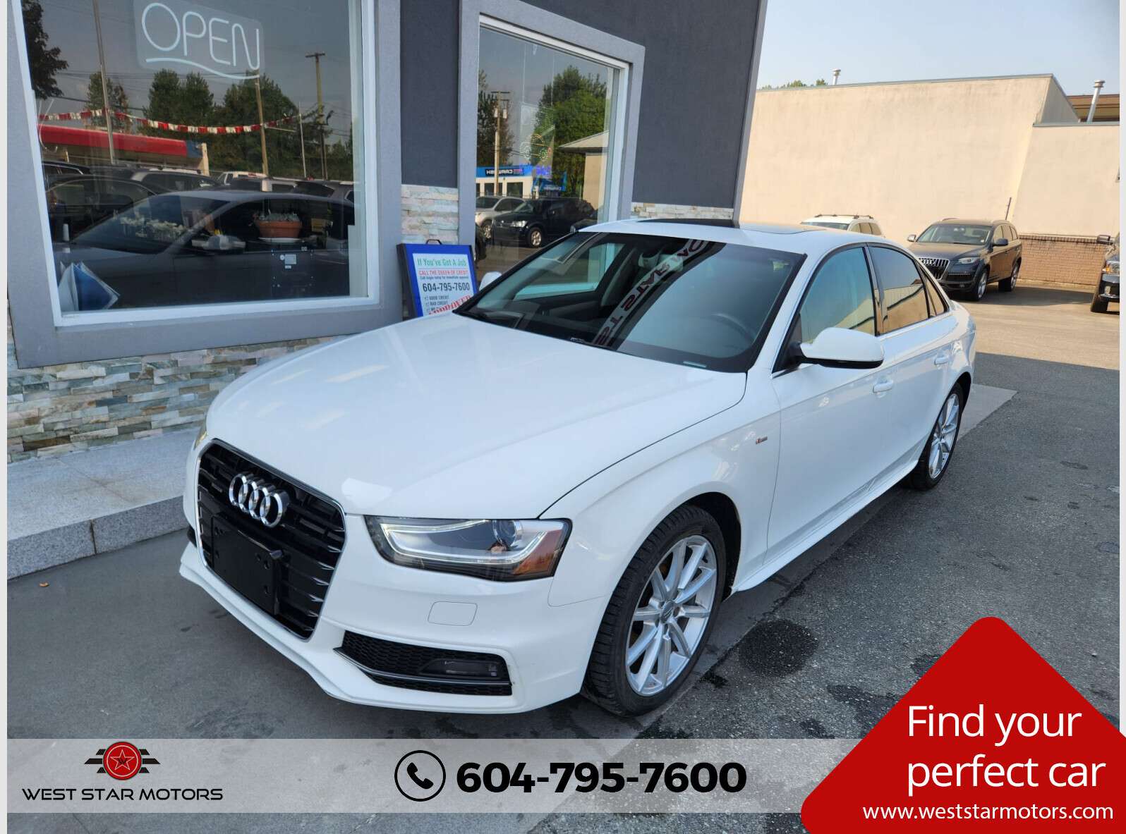 2016 Audi A4 Premium Plus S Line! NAV! AWD! alt 2