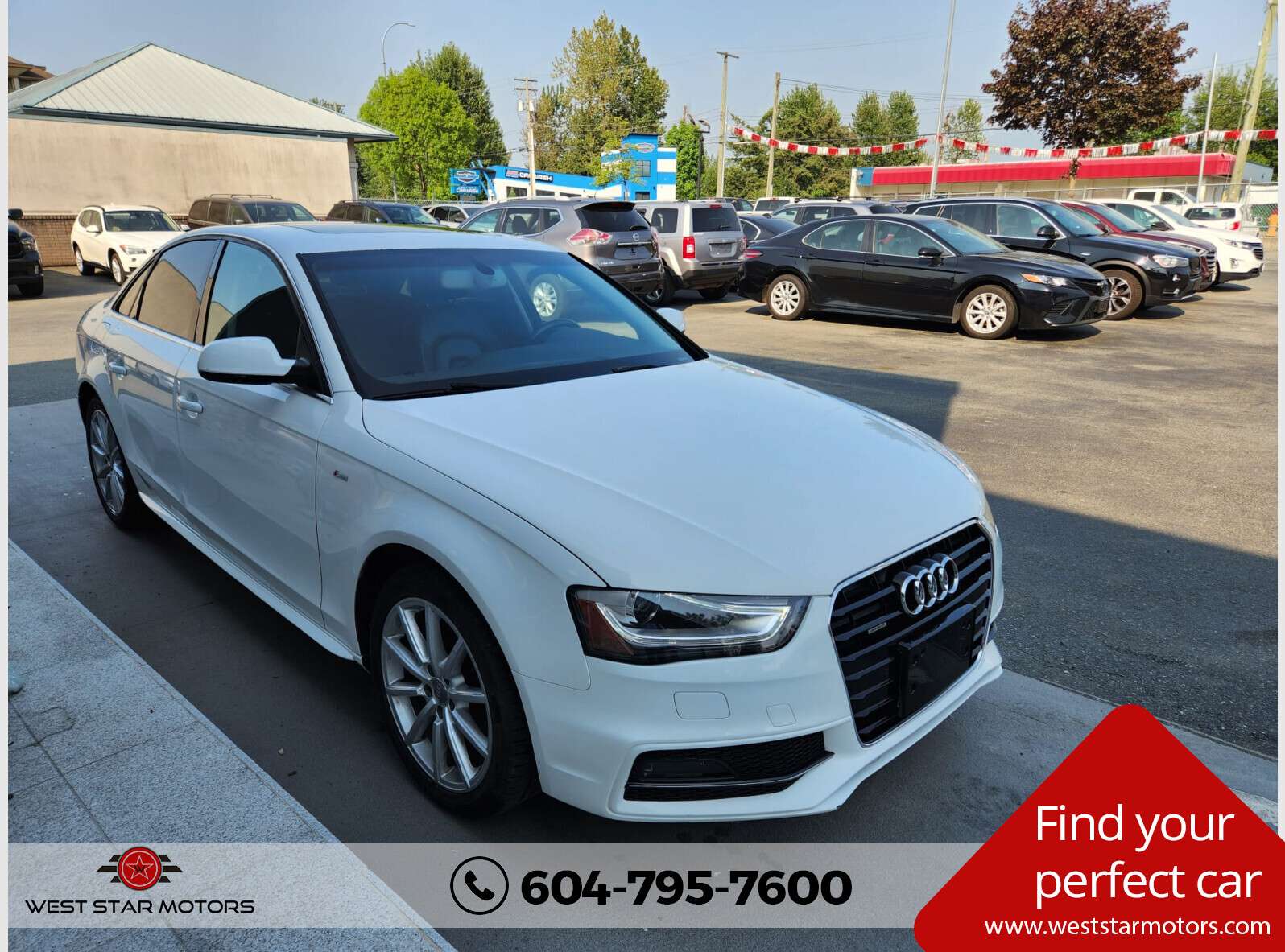 2016 Audi A4 Premium Plus S Line! NAV! AWD! alt 4