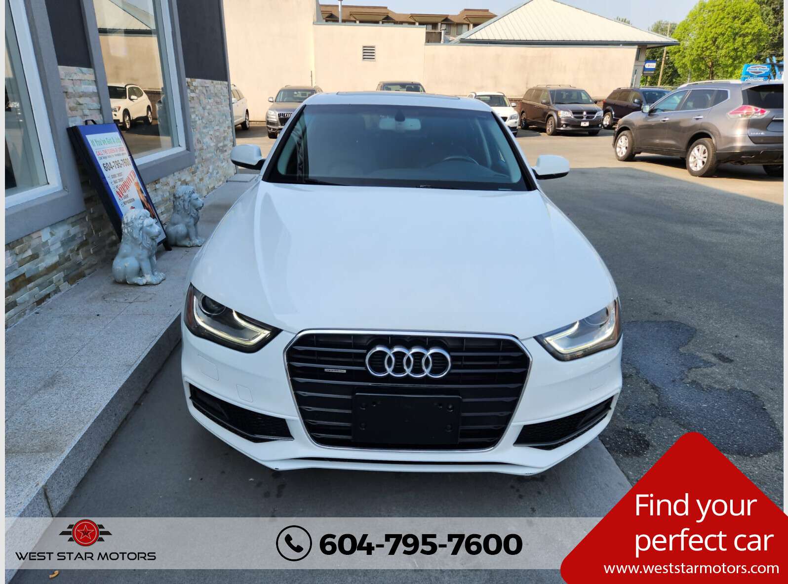 2016 Audi A4 Premium Plus S Line! NAV! AWD! alt 3