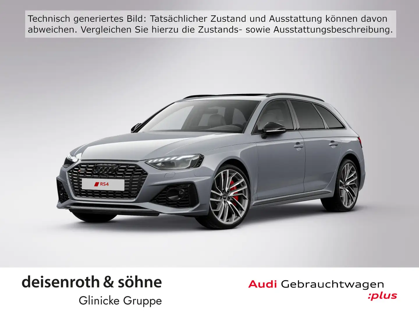 Audi RS4 AHK/Pano/280/B&O/RS-Aga/ACC/Keramik/A Grau - 1