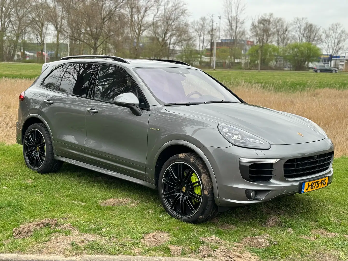 Porsche Cayenne 3.0 S E-Hybrid Pl Ed ALLE OPTIES Grijs - 2