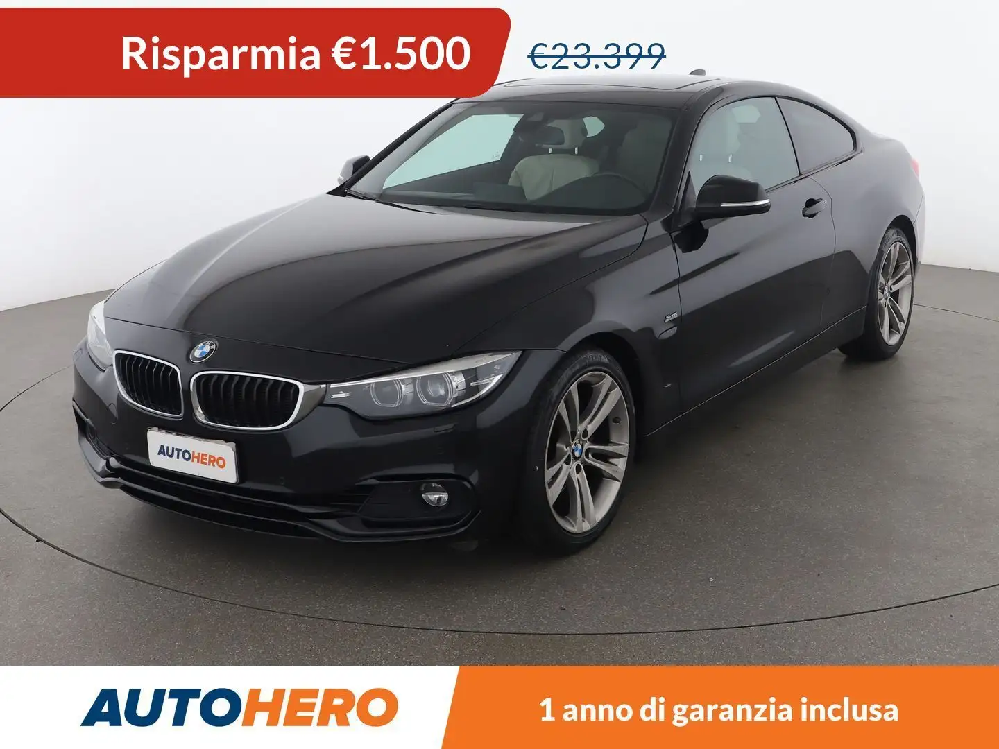 BMW 425 425d Sport Coupé Negru - 1