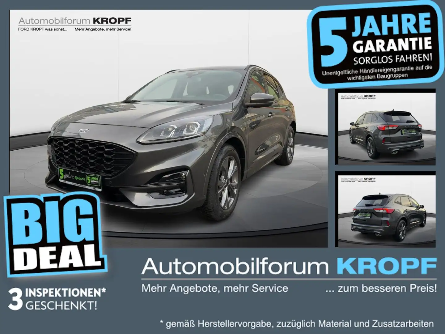 Ford Kuga ST-Line X AHK schw. ACC PANO LED Grau - 1